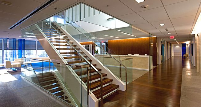 Commercial-glass-fence-stairs-sydney