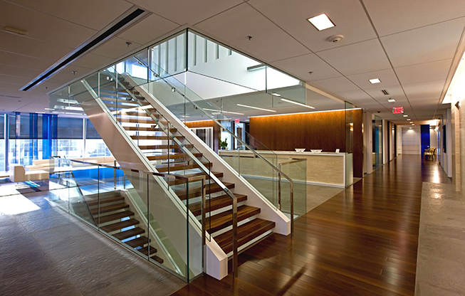 Commercial-glass-fence-stairs-sydney